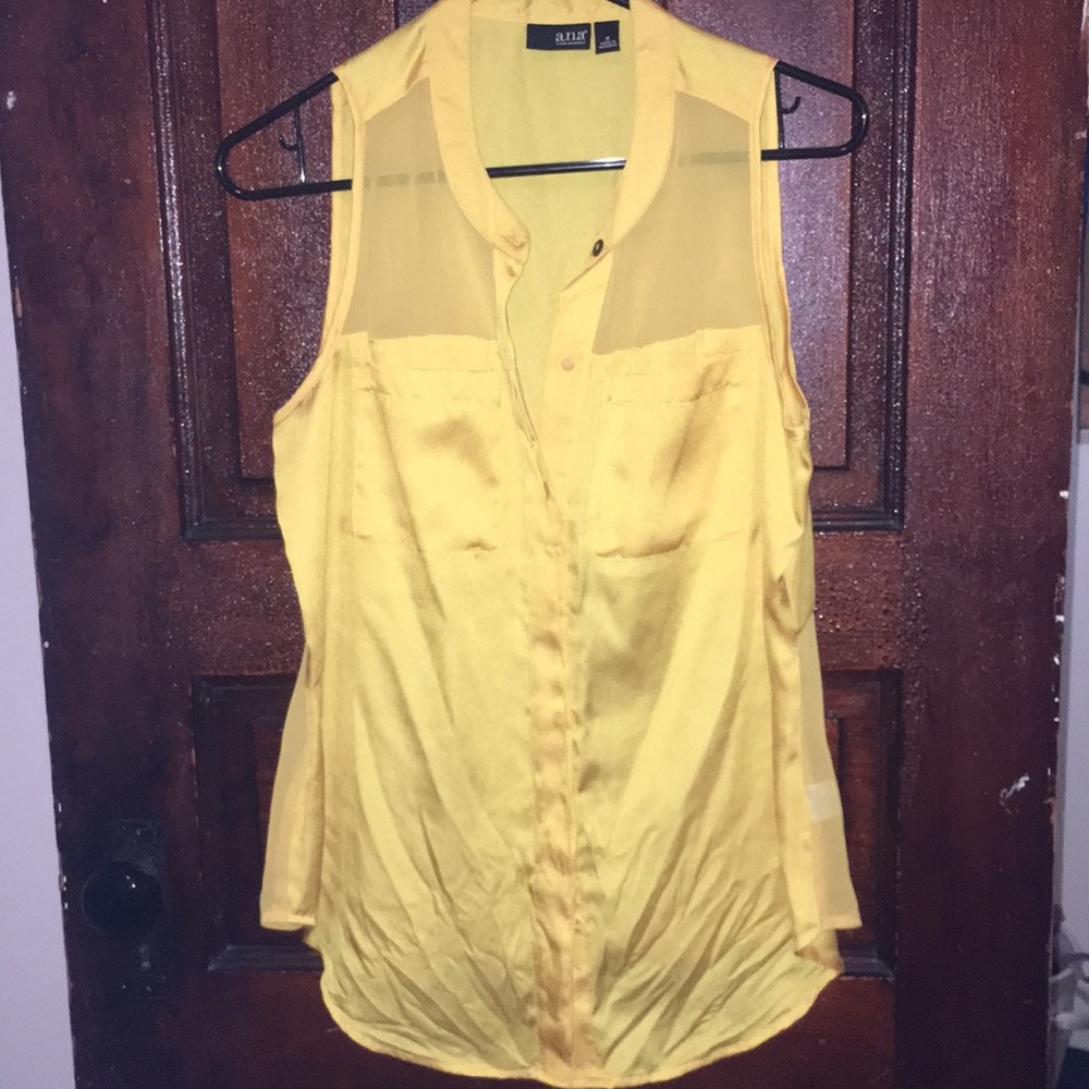 Button up tank top